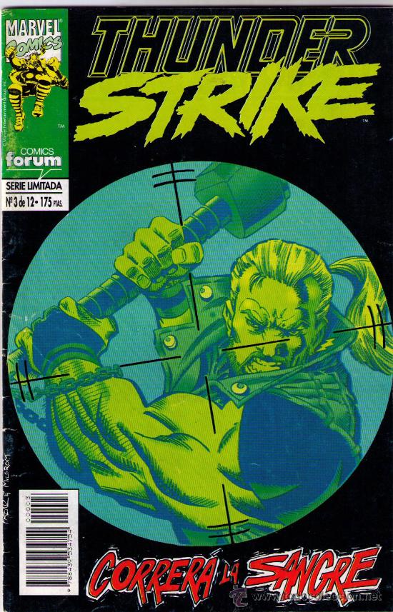 C&oacute;mics: THUNDER STRIKE - SERIE LIMITADA - N&ordm; 3 DE 12 - CORRERA LA SANGRE. - Foto 1