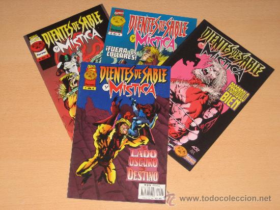 C&oacute;mics: DIENTES DE SABLE Y MISTICA N&ordm;s 1 al 4 COMPLETA - Foto 1