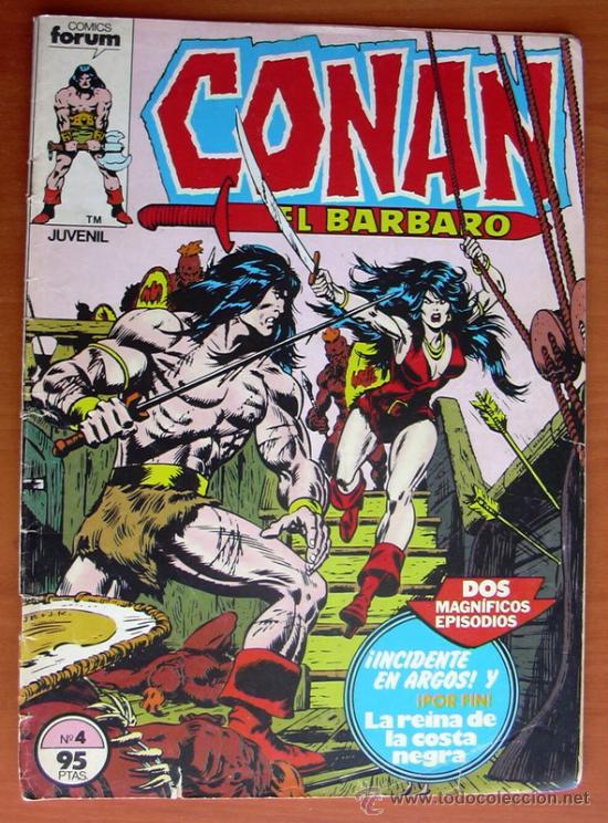 C&oacute;mics: Conan el Barbaro n&ordm; 4 - Ediciones Forum 1983 - Foto 1