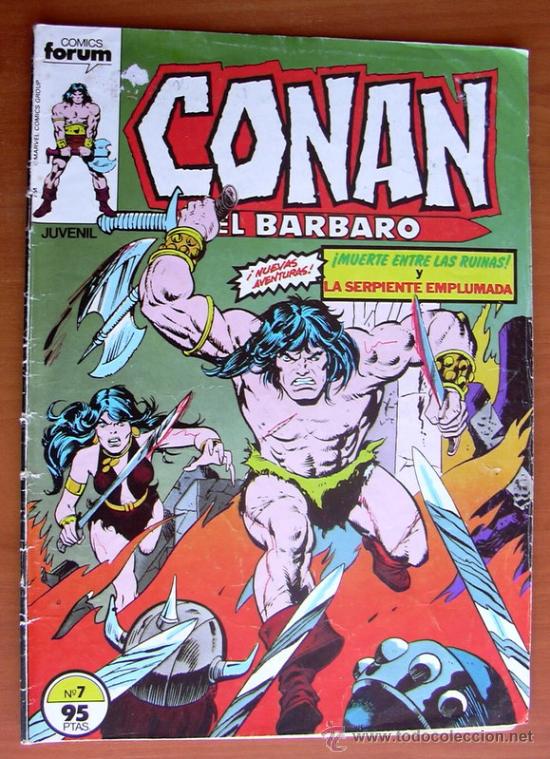 C&oacute;mics: Conan el Barbaro n&ordm; 7 - Ediciones Forum 1983 - Foto 1