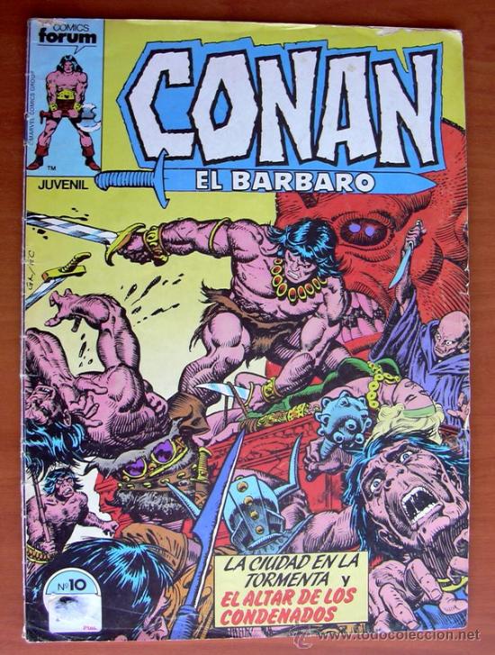 C&oacute;mics: Conan el Barbaro n&ordm; 10 - Ediciones Forum 1983 - Foto 1