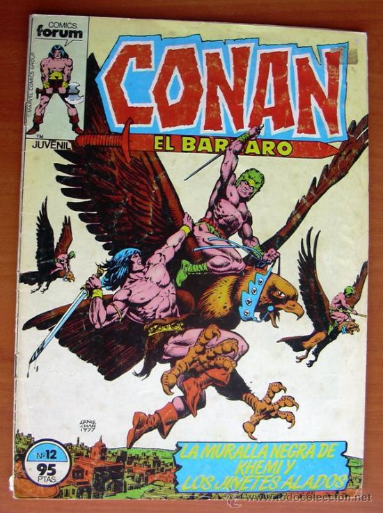 C&oacute;mics: Conan el Barbaro n&ordm; 12 - Ediciones Forum 1983 - Foto 1