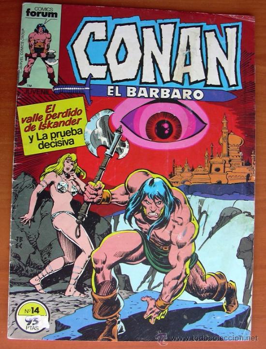 C&oacute;mics: Conan el Barbaro n&ordm; 14 - Ediciones Forum 1983 - Foto 1