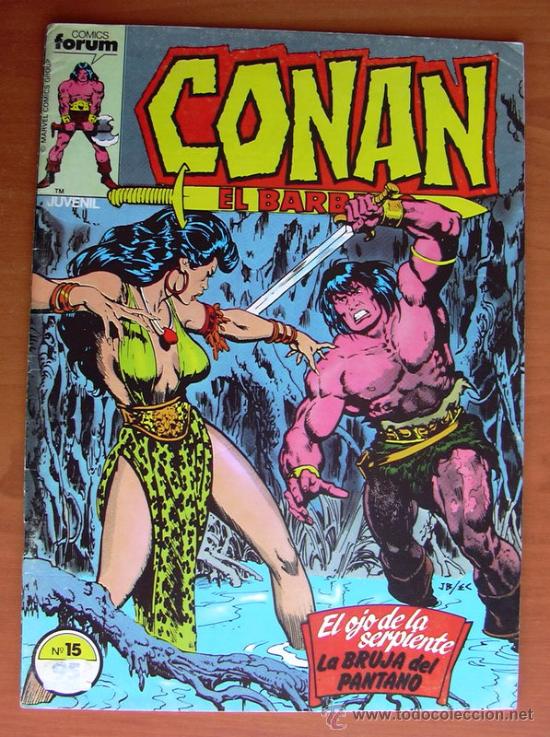 C&oacute;mics: Conan el Barbaro n&ordm; 15 - Ediciones Forum 1983 - Foto 1