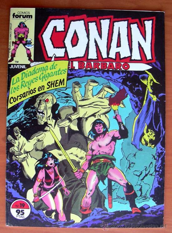C&oacute;mics: Conan el Barbaro n&ordm; 19 - Ediciones Forum 1983 - Foto 1