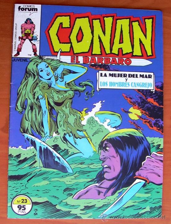C&oacute;mics: Conan el Barbaro n&ordm; 23 - Ediciones Forum 1983 - Foto 1