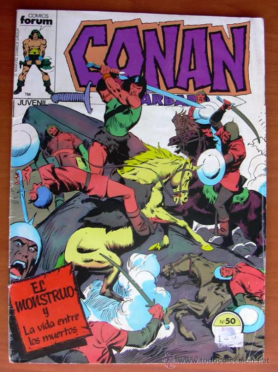 C&oacute;mics: Conan el Barbaro n&ordm; 50 - Ediciones Forum 1983 - Foto 1