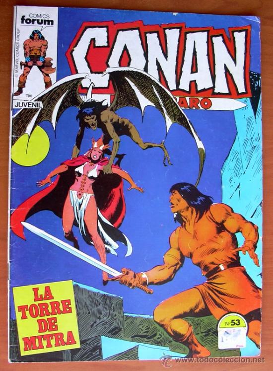 C&oacute;mics: Conan el Barbaro n&ordm; 53 - Ediciones Forum 1983 - Foto 1