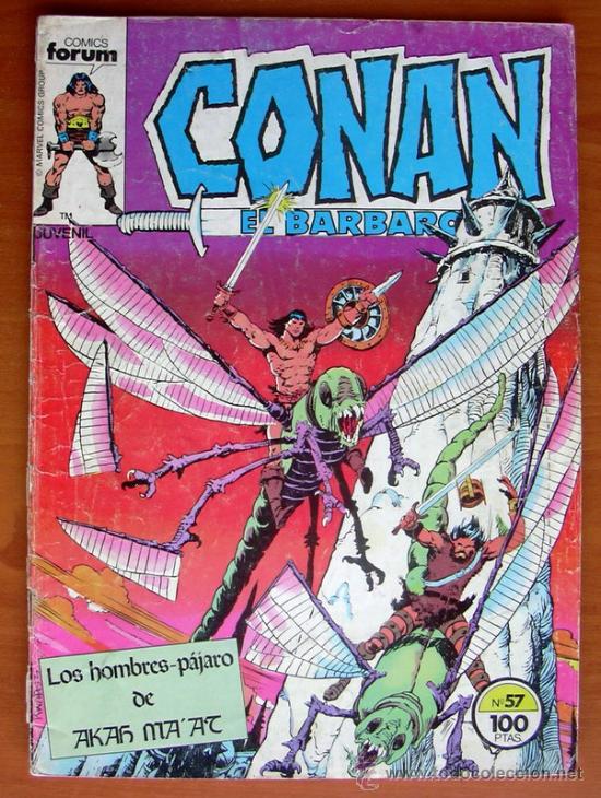 C&oacute;mics: Conan el Barbaro n&ordm; 57 - Ediciones Forum 1983 - Foto 1