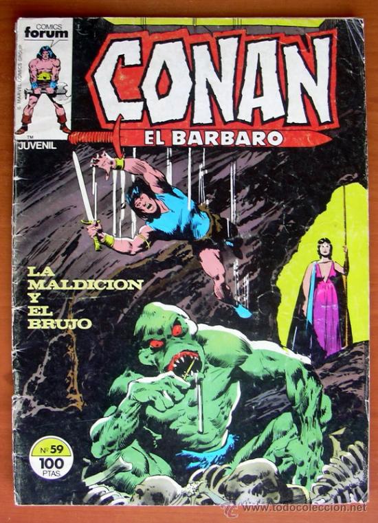 C&oacute;mics: Conan el Barbaro n&ordm; 59 - Ediciones Forum 1983 - Foto 1