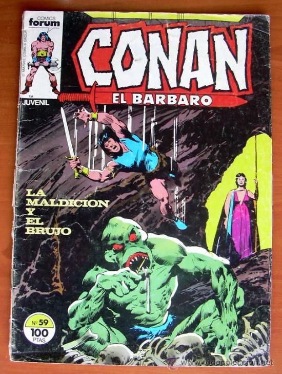 C&oacute;mics: Conan el Barbaro n&ordm; 59 - Ediciones Forum 1983 - Foto 1