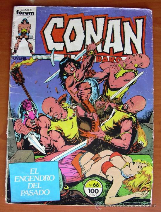 C&oacute;mics: Conan el Barbaro n&ordm; 66 - Ediciones Forum 1983 - Foto 1