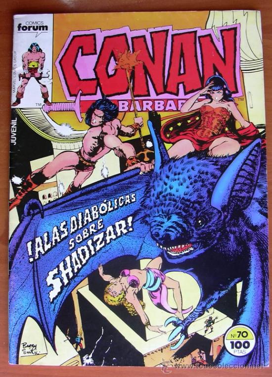 C&oacute;mics: Conan el Barbaro n&ordm; 70 - Ediciones Forum 1983 - Foto 1