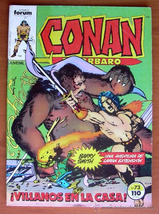 C&oacute;mics: Conan el Barbaro n&ordm; 73 - Ediciones Forum 1983 - Foto 1