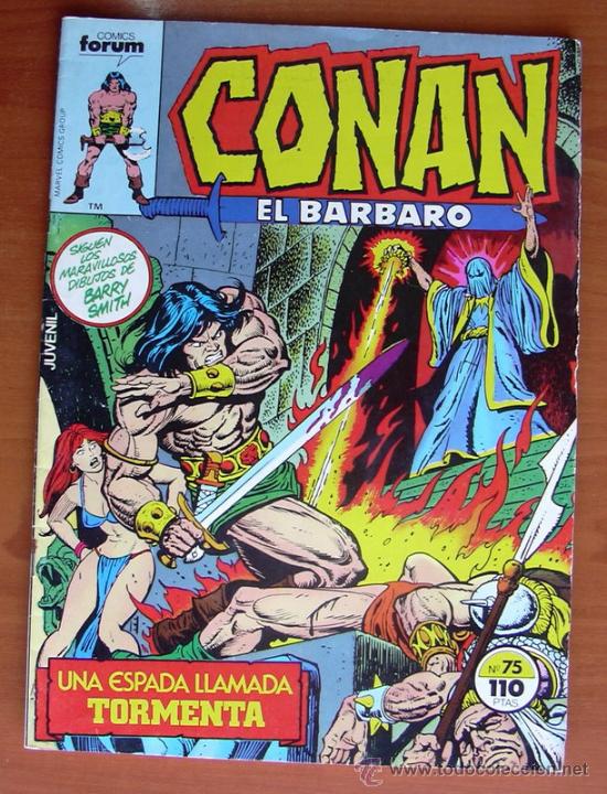 C&oacute;mics: Conan el Barbaro n&ordm; 75 - Ediciones Forum 1983 - Foto 1