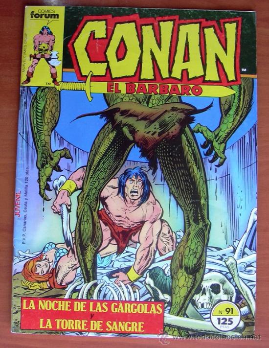 C&oacute;mics: Conan el Barbaro n&ordm; 91 - Ediciones Forum 1983 - Foto 1