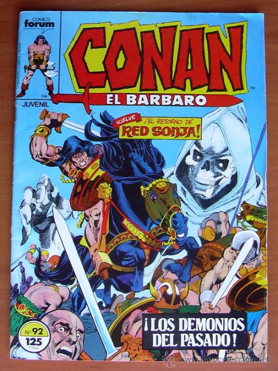 C&oacute;mics: Conan el Barbaro n&ordm; 92 - Ediciones Forum 1983 - Foto 1