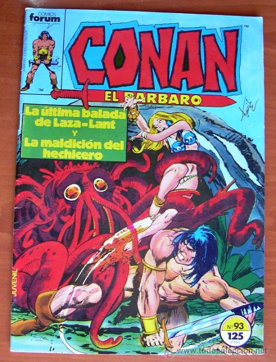 C&oacute;mics: Conan el Barbaro n&ordm; 93 - Ediciones Forum 1983 - Foto 1
