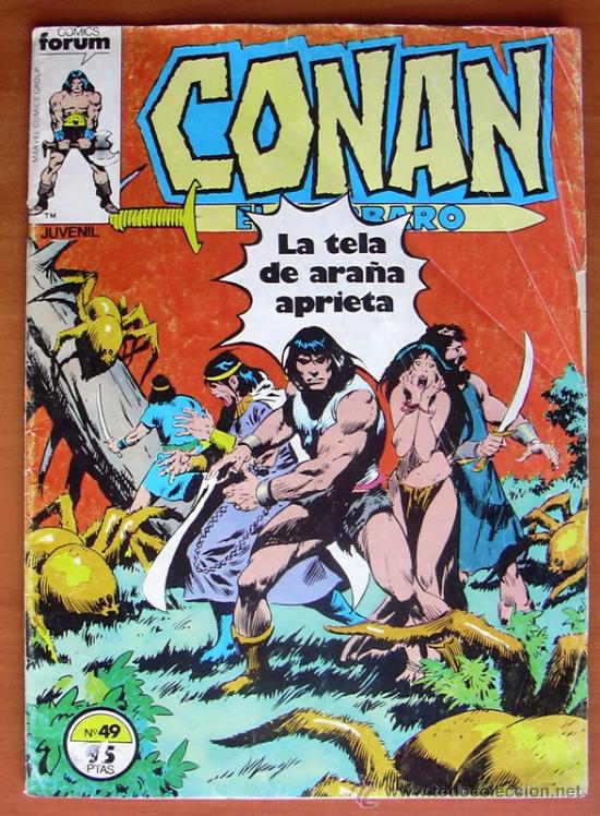 C&oacute;mics: Conan el b&aacute;rbaro, n&ordm; 49 - Ediciones Forum 1983 - Foto 1
