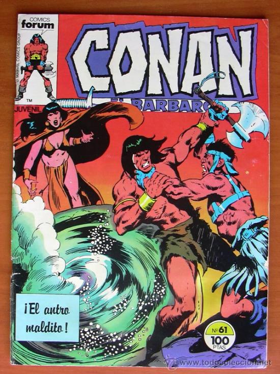 C&oacute;mics: Conan el b&aacute;rbaro, n&ordm; 61 - Ediciones Forum 1983 - Foto 1
