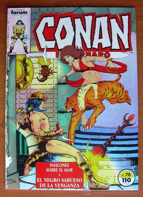 C&oacute;mics: Conan el b&aacute;rbaro, n&ordm; 78 - Ediciones Forum 1983 - Foto 1