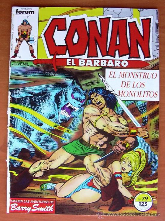 C&oacute;mics: Conan el b&aacute;rbaro, n&ordm; 79 - Ediciones Forum 1983 - Foto 1