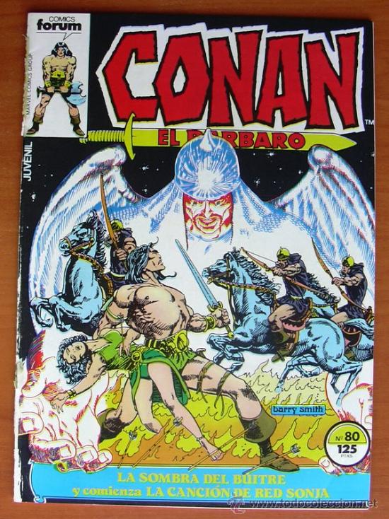 C&oacute;mics: Conan el b&aacute;rbaro, n&ordm; 80 - Ediciones Forum 1983 - Foto 1