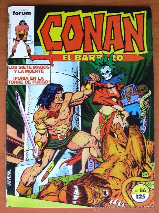 C&oacute;mics: Conan el b&aacute;rbaro, n&ordm; 86 - Ediciones Forum 1983 - Foto 1