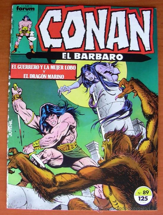 C&oacute;mics: Conan el b&aacute;rbaro, n&ordm; 89 - Ediciones Forum 1983 - Foto 1