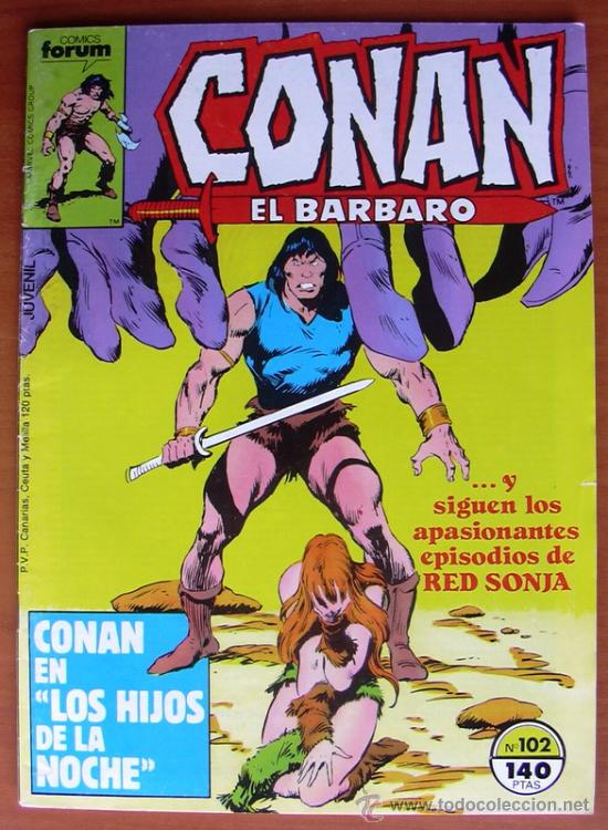 C&oacute;mics: Conan el barbaro, n&ordm; 102 - Ediciones Forum 1983 - Foto 1