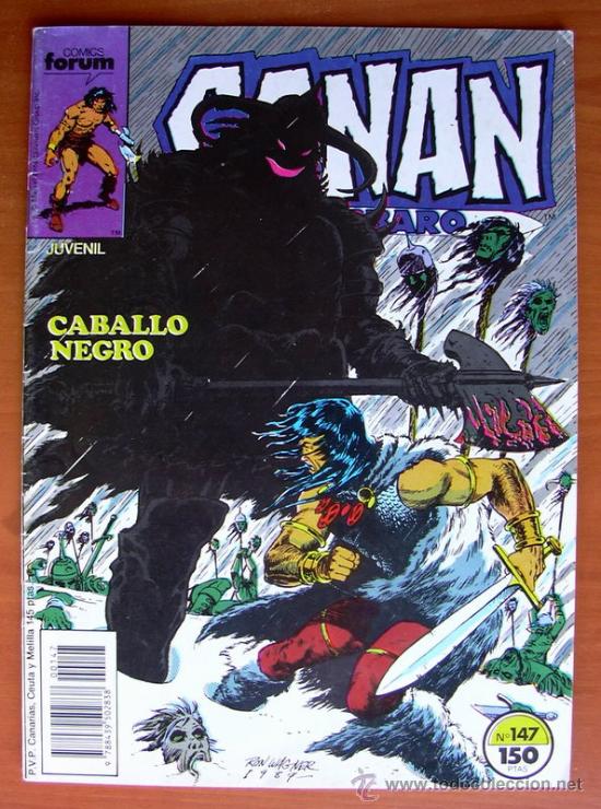 C&oacute;mics: Conan el barbaro, n&ordm; 147 - Ediciones Forum 1983 - Foto 1