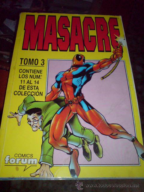 C&oacute;mics: FORUM MASACRE TOMO 3 - Foto 1