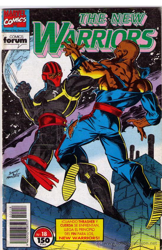 C&oacute;mics: THE NEW WARRIORS - N&ordm; 18 - PVP 150 PTAS.