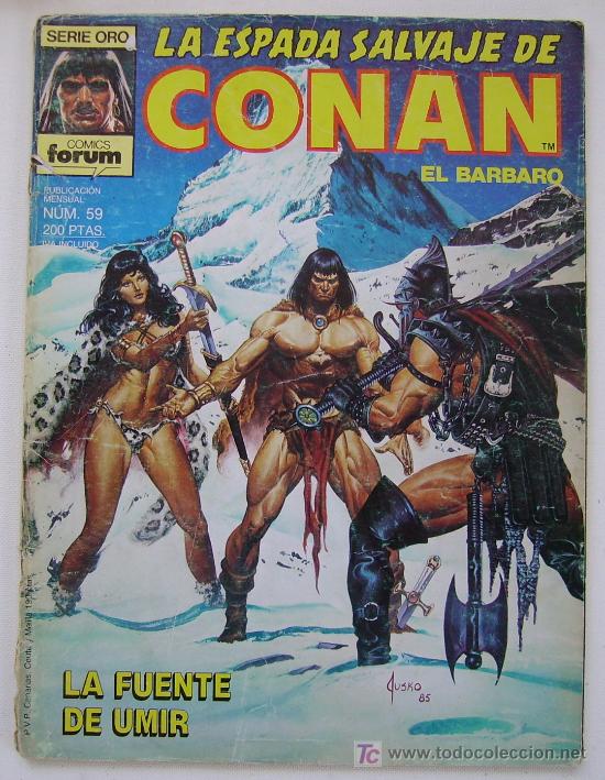 C&oacute;mics: LA ESPADA SALVAJE DE CONAN N&ordm; 59 - Foto 1