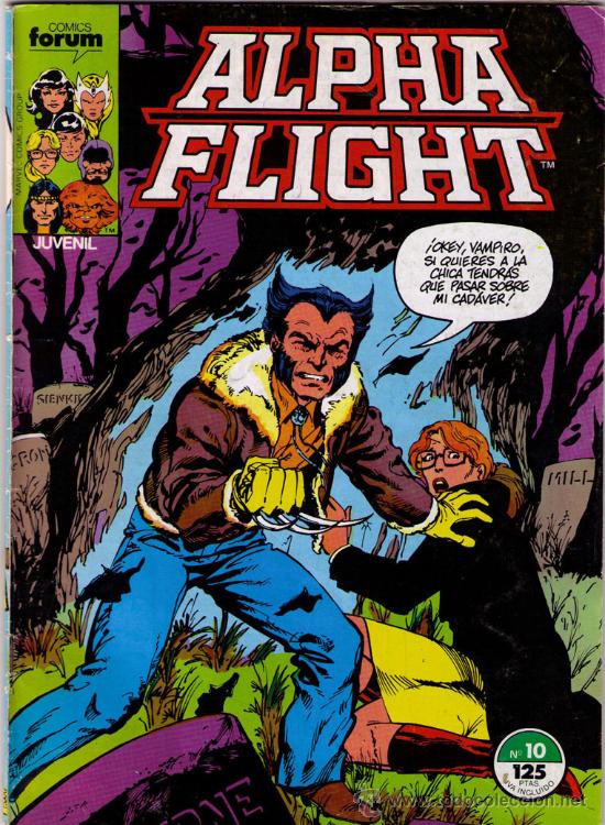 C&oacute;mics: ALPHA FLIGHT - N&ordm; 10 - PVP 125 PTAS. - Foto 1