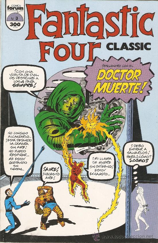 C&oacute;mics: QUEX TEBEOS COMIC LOS 4 FANTASTICOS CLASSIC N&ordm; 3 - Foto 1