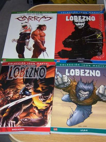 C&oacute;mics: 4 TOMOS 100% MARVEL DE LOBEZNO - Foto 1