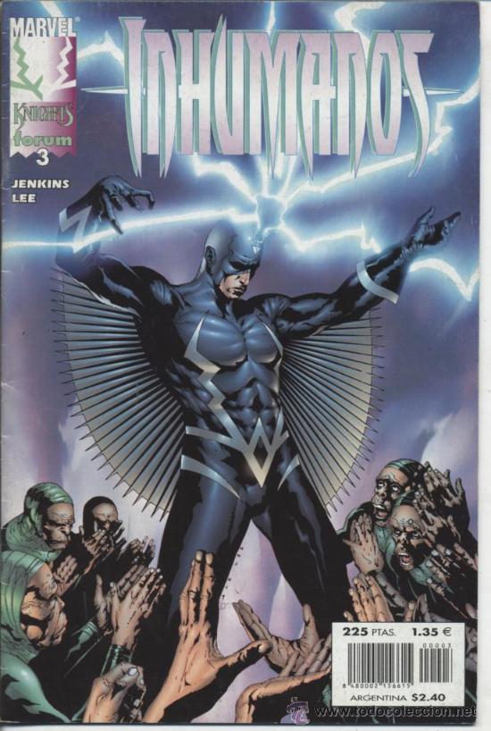 C&oacute;mics: Marvel Knights: Inhumanos n&ordm;3-editorial; planeta DeAgostini - Foto 1