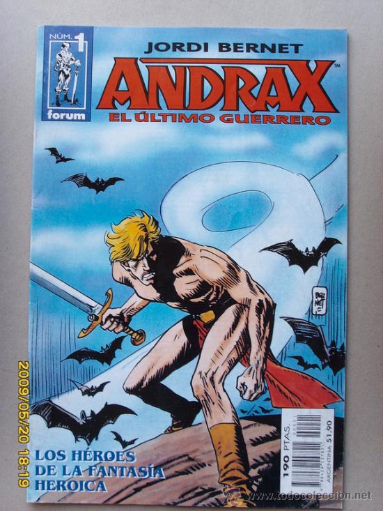 C&oacute;mics: ANDRAX- El &uacute;ltimo guerrero - Foto 1