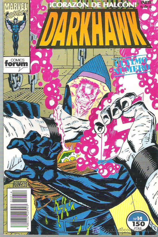 C&oacute;mics: DARKHAWK N&ordm; 14 1993 - Foto 1