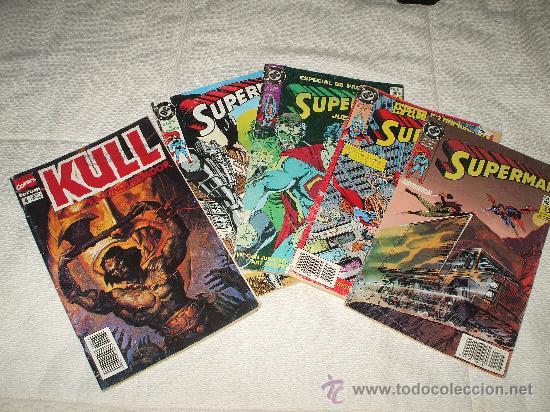 C&oacute;mics: lote de 4 comics de Superman y 1 de Kull 1991 - Foto 1