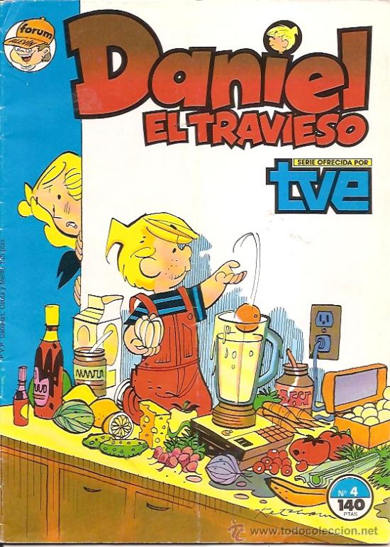 C&oacute;mics: DANIEL EL TRAVIESO N&ordm; 4 EDICIONES  FORUM 1987 - Foto 1