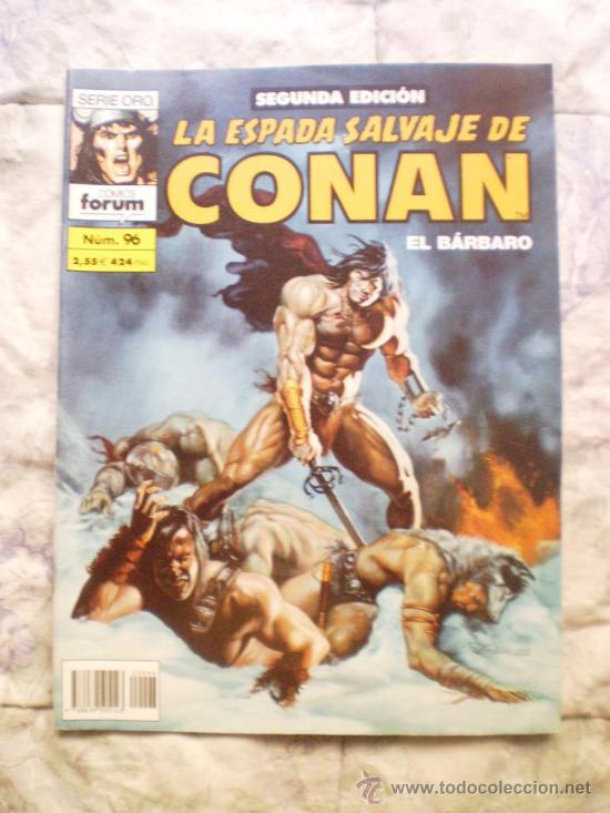 C&oacute;mics: LA ESPADA SALVAJE DE CONAN NUMERO 96 SEGUNDA EDICION. - Foto 1