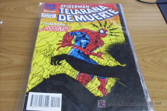 C&oacute;mics: FORUM SPIDERMAN - TELARA&Ntilde;A DE MUERTE NUMERO 1 NORMAL ESTADO - Foto 1