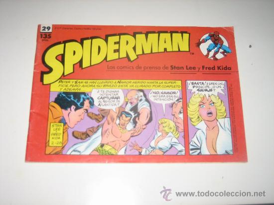 C&oacute;mics: SPIDERMAN - TIRAS DE PRENSA N&ordm;29 - STAN LEE Y FRED KIDA - Foto 1