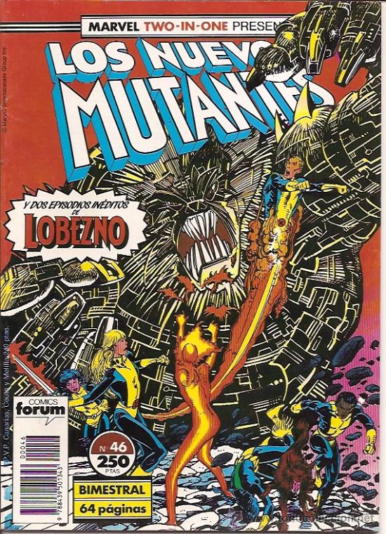 C&oacute;mics: MARVEL TWO-IN-ONE : LOS NUEVOS MUTANTES  N&ordm; 46 EDICIONES FORUM - Foto 1