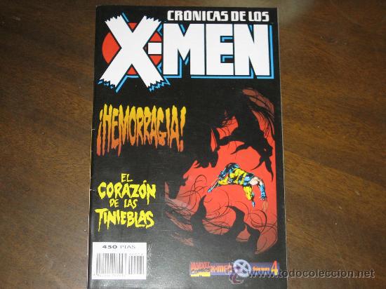 C&oacute;mics: CRONICAS DE LOS X-MEN - N&ordm; 4 -&iexcl;HEMORRAGIA! EL CORAZON DE LAS TINIEBLAS - FORUM 1996 - Foto 1