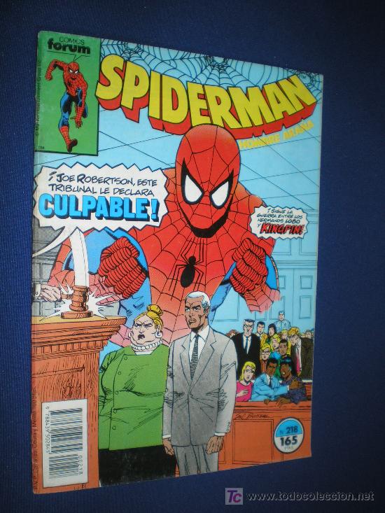 C&oacute;mics: SPIDERMAN N&ordm; 218 - FORUM 1990. VOLUMEN 1 - Foto 1