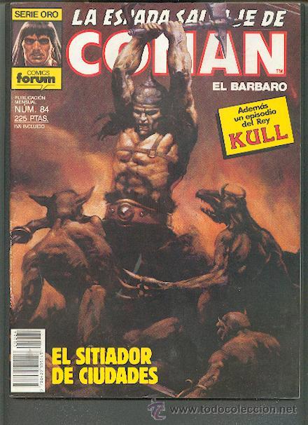 C&oacute;mics: LA ESPADA SALVAJE DE CONAN N&ordm; 84, 1 &ordf; EDICI&Oacute;N ,EDITORIAL FORUM - Foto 1