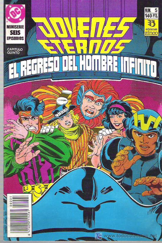 C&oacute;mics: JOVENES ETERNOS NUM 5 ** mini serie de 6 episodios - Foto 1